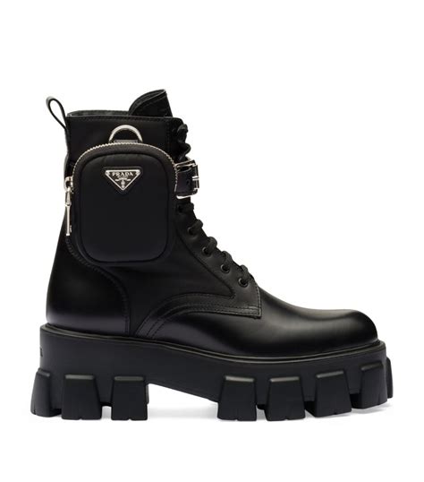 prada monolith boots women's